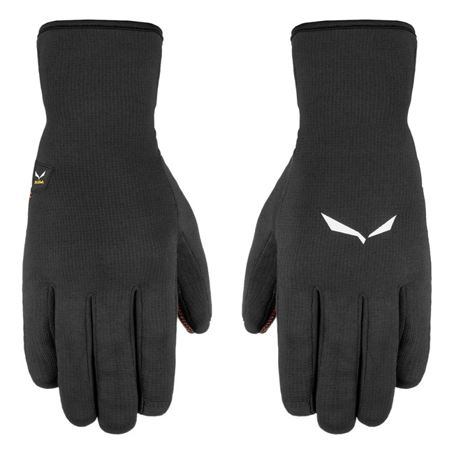 Férfi Salewa ORTLES FLEECE Kesztyű Fekete | 3690-EWHSU