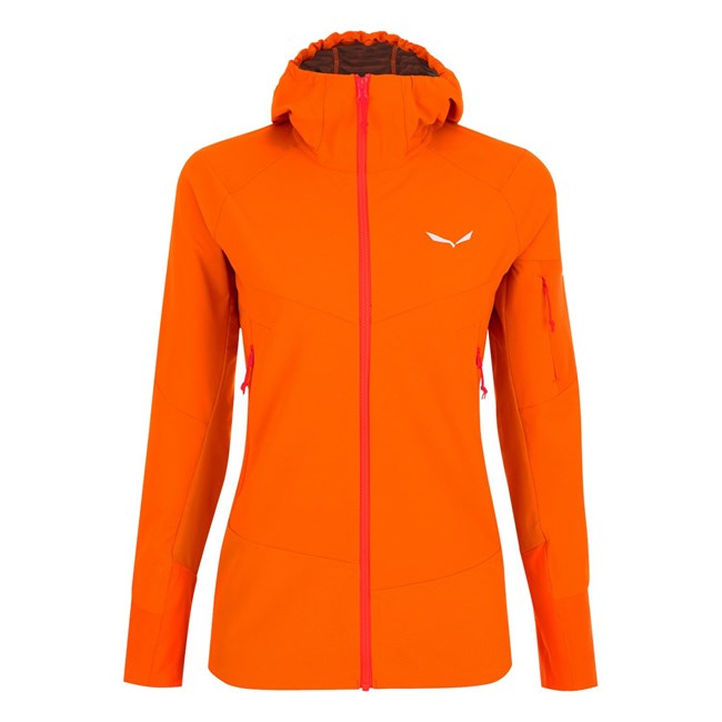 Női Salewa Agner Durastretch Jacket Softshell Kabát Narancssárga | 2583-BGJWP
