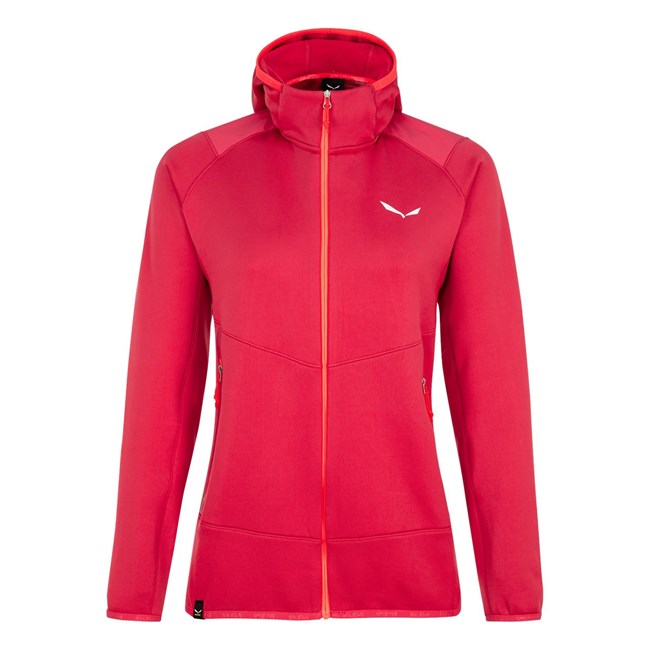 Női Salewa Odle Polarlite Jacket Kapucnis Pulóver Piros | 1763-HNSIW