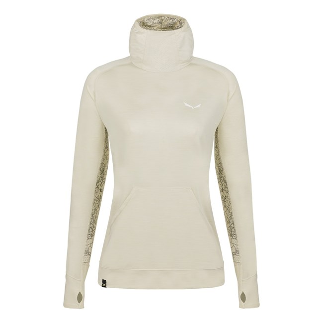 Női Salewa Puez Melange Dry Hoody Kapucnis Pulóver Bézs | 7321-RAMBO